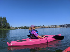 Kayaking Spokane River, ID