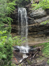 Munising Falls, Miners Falls and Miners Castle Overlook, MI